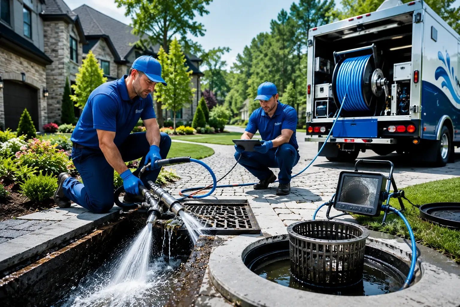 Local outdoor drain cleaning professionals in Palm, PA