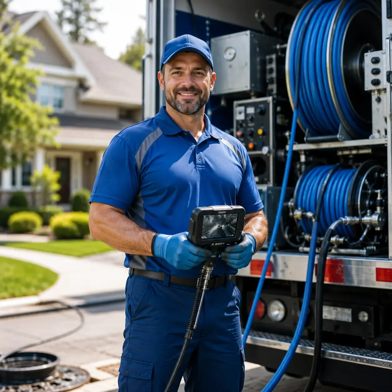 Local outdoor drain cleaning specialists in Palm, PA